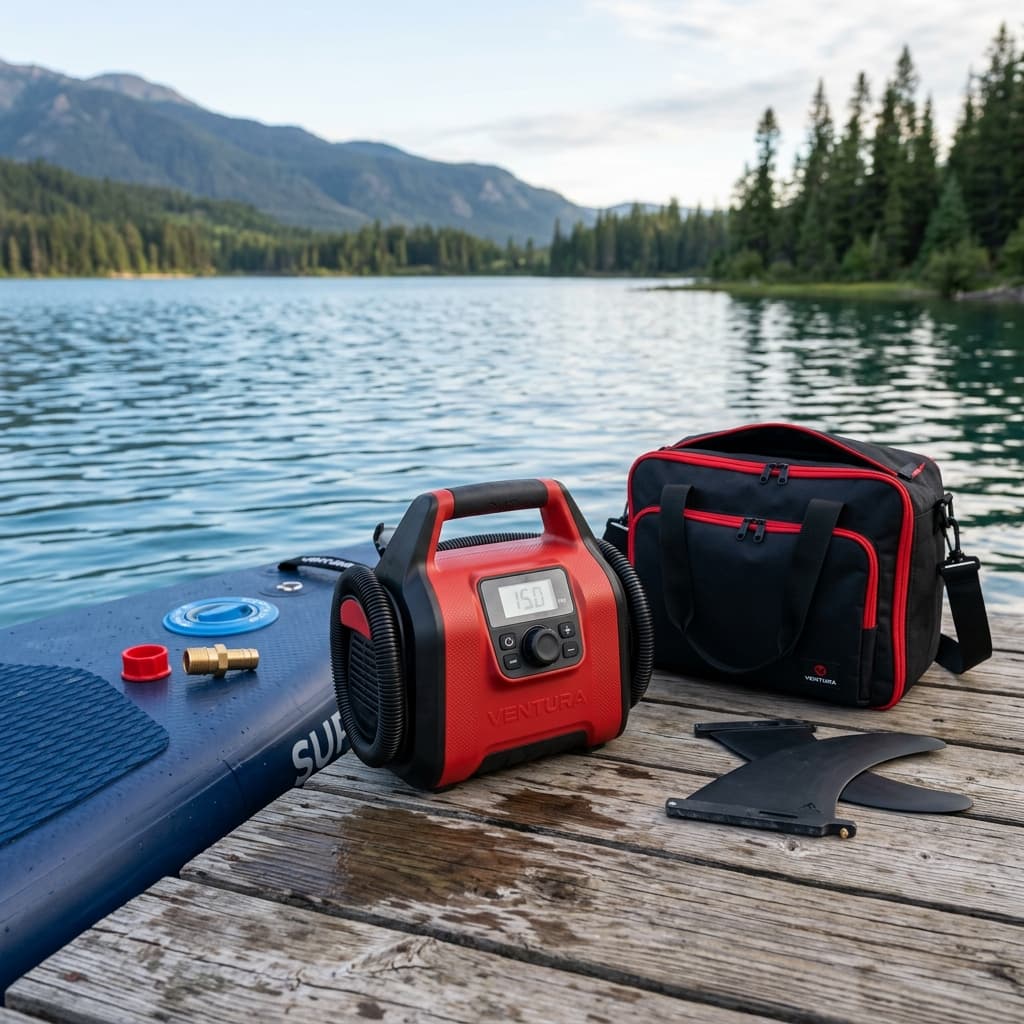 Red Paddle Co Micro Electric Pump compact premium SUP inflator